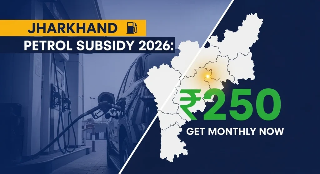 Jharkhand Petrol Subsidy 2026 Get ₹250 Monthly Now