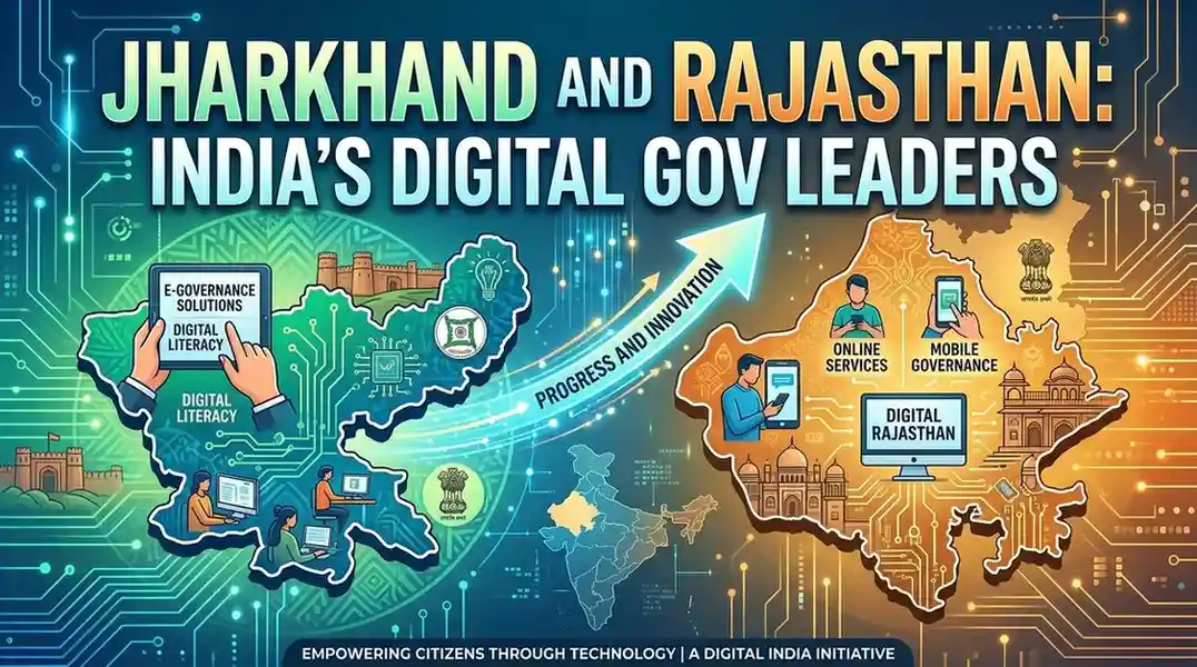 Jharkhand and Rajasthan India's Digital Gov Leaders